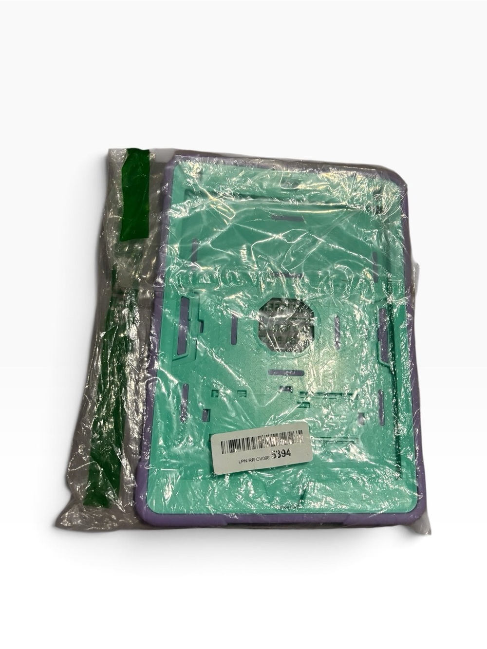 Protective Tablet Case - Mint Green with Purple Trim